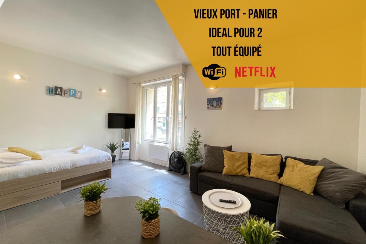 Entre Le Vieux Port Et Le Panier Appartement Marseilles Buitenkant foto